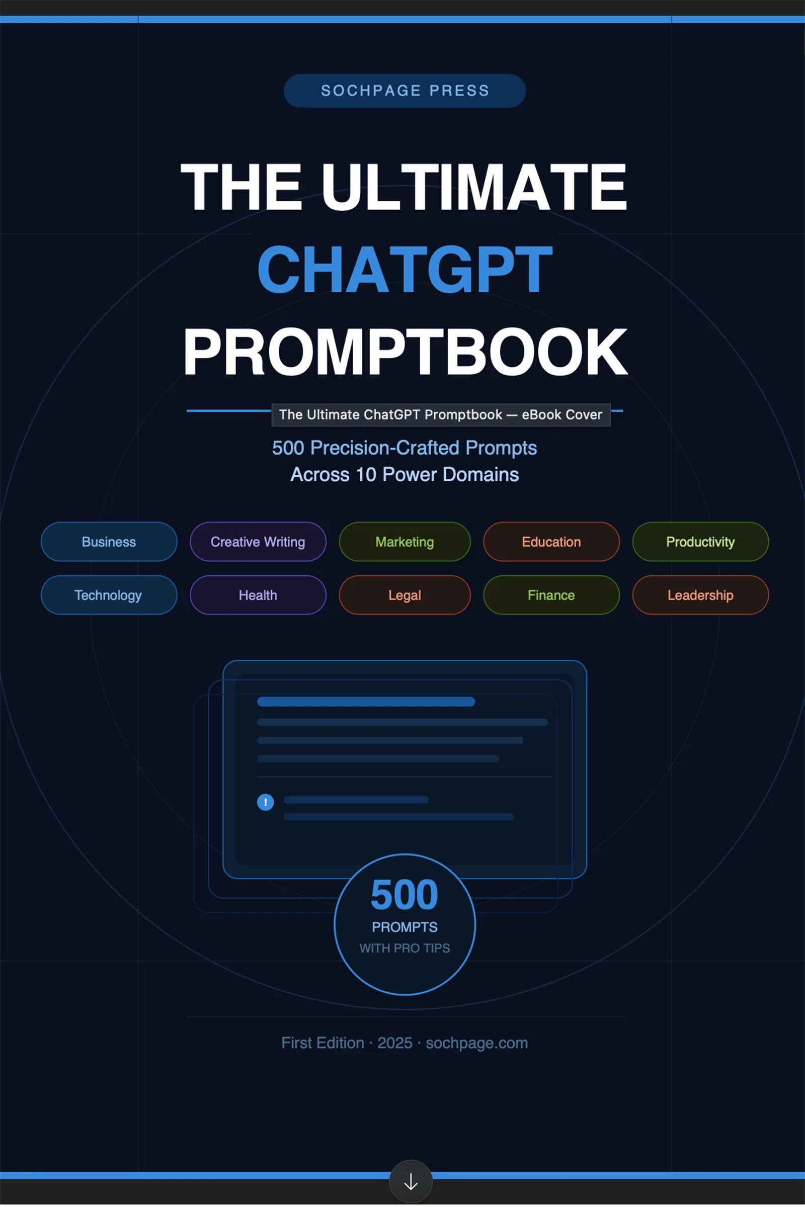 The Ultimate ChatGPT Promptbook cover
