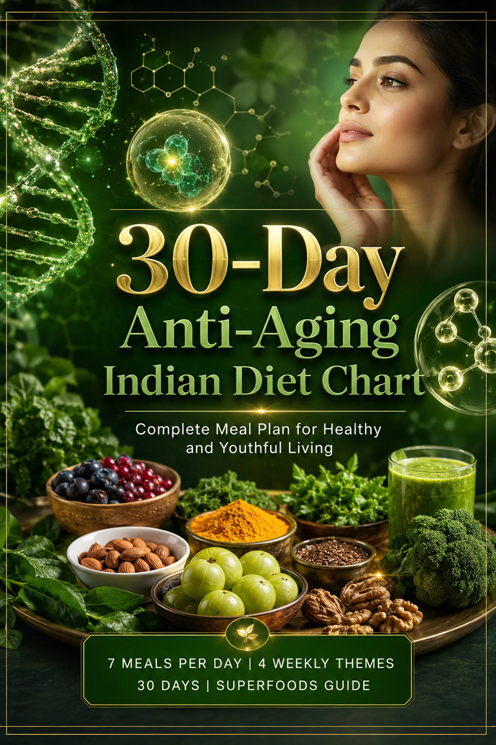 30-Day Anti-Aging Indian Diet Chart cover